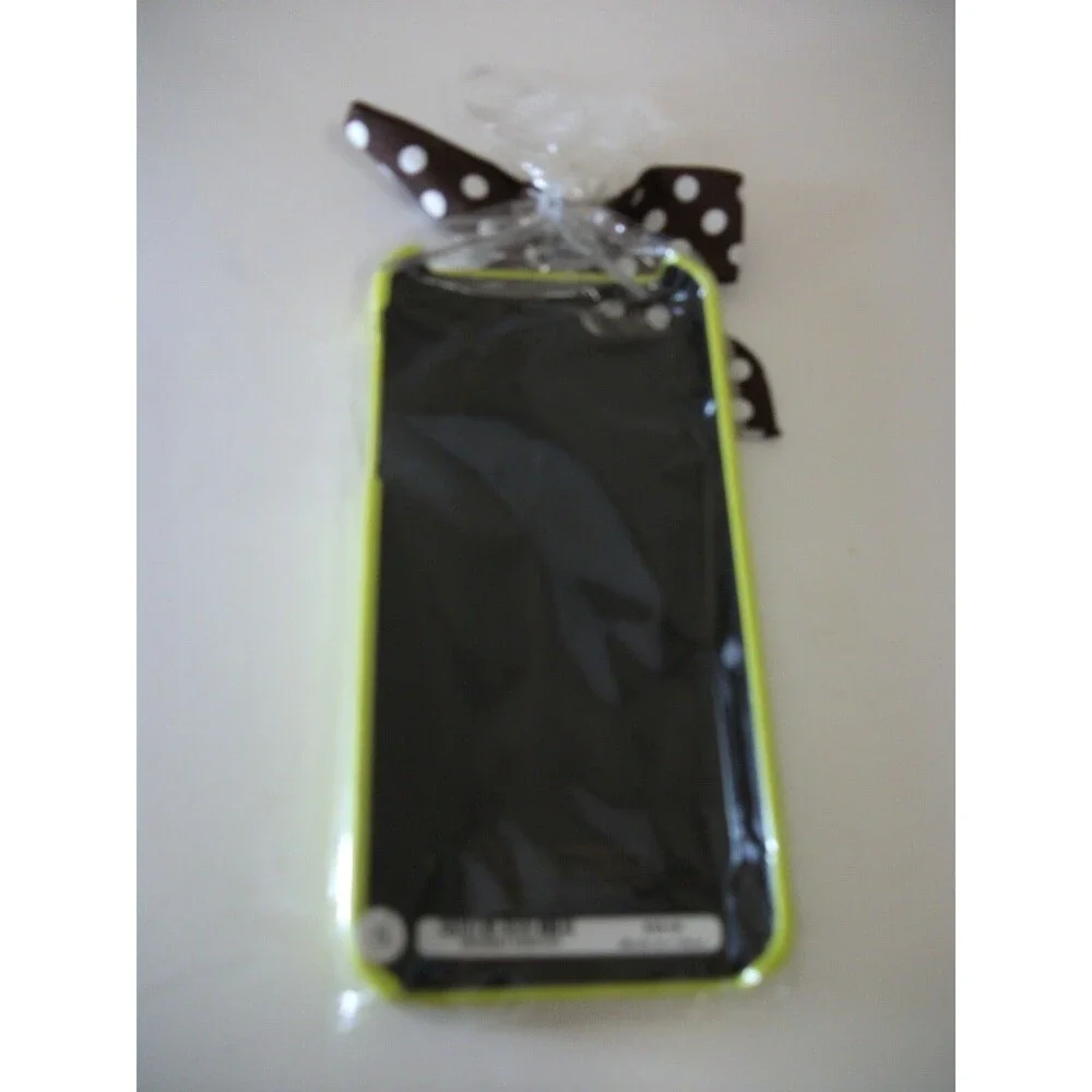 Henri Bendel Neon Case For Iphone Cell Holder 5 NWT $48.00 Yellow